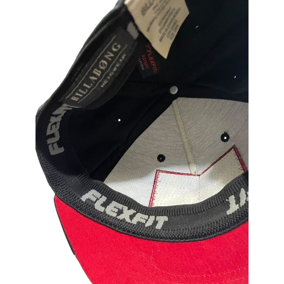 BILLABONG Hat Cap‎ Native California Republic Black Flex Fit Surf Gear - Picture 9 of 9